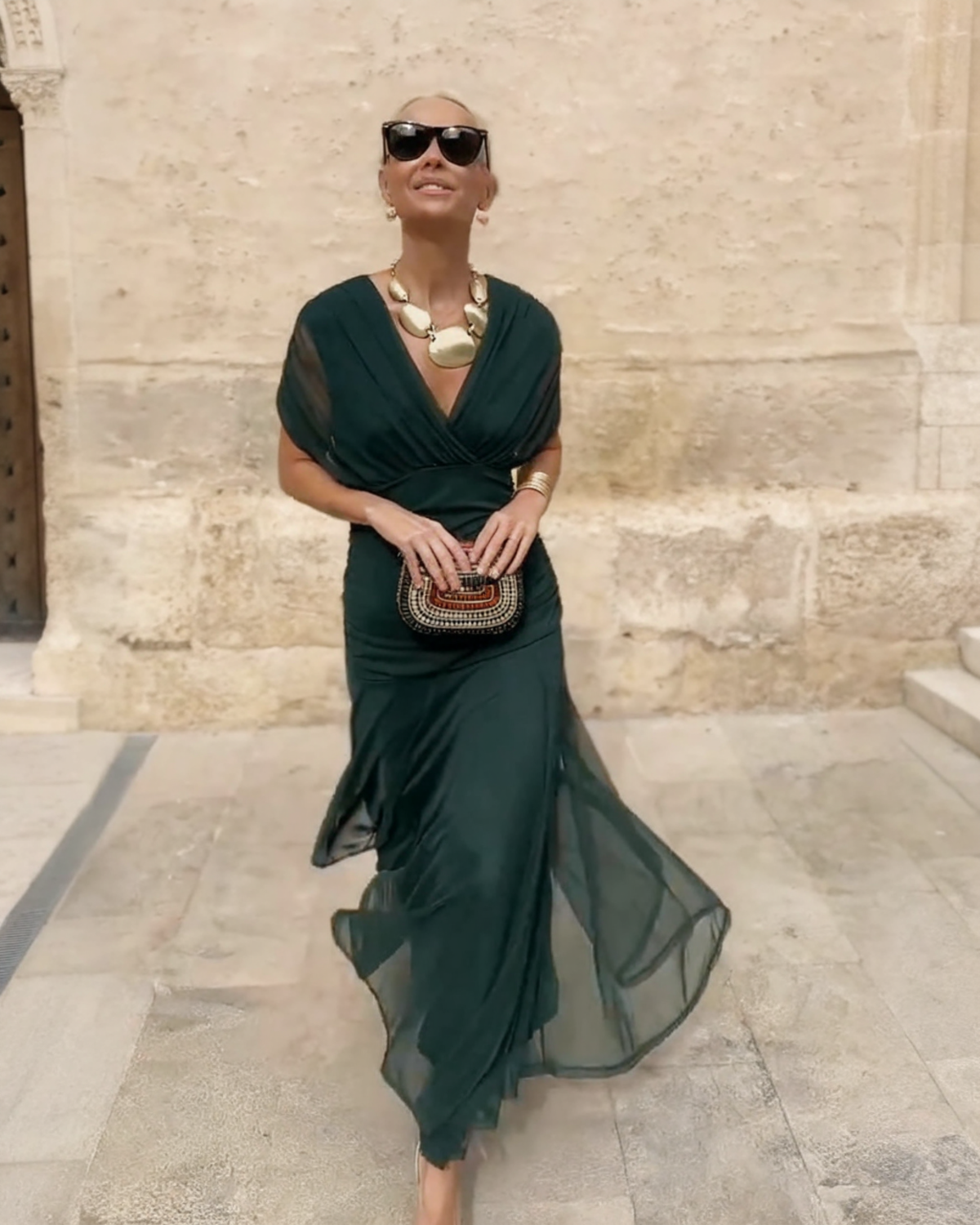 OLIVIA™ | VESTIDO MAXI ELEGANTE ESCOTE EN V