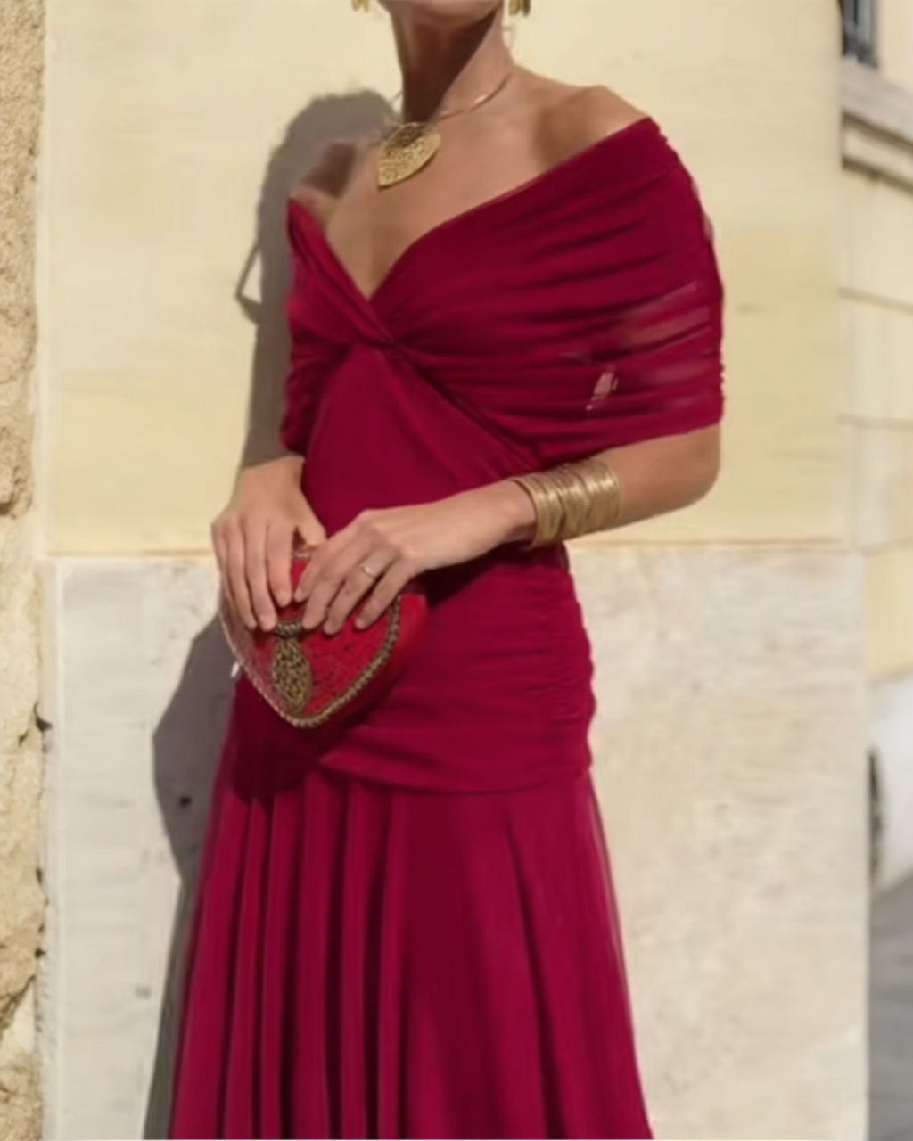 OLIVIA™ | VESTIDO MAXI ELEGANTE ESCOTE EN V