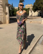 OLIVIA™ | VESTIDO MAXI ELEGANTE ESCOTE EN V