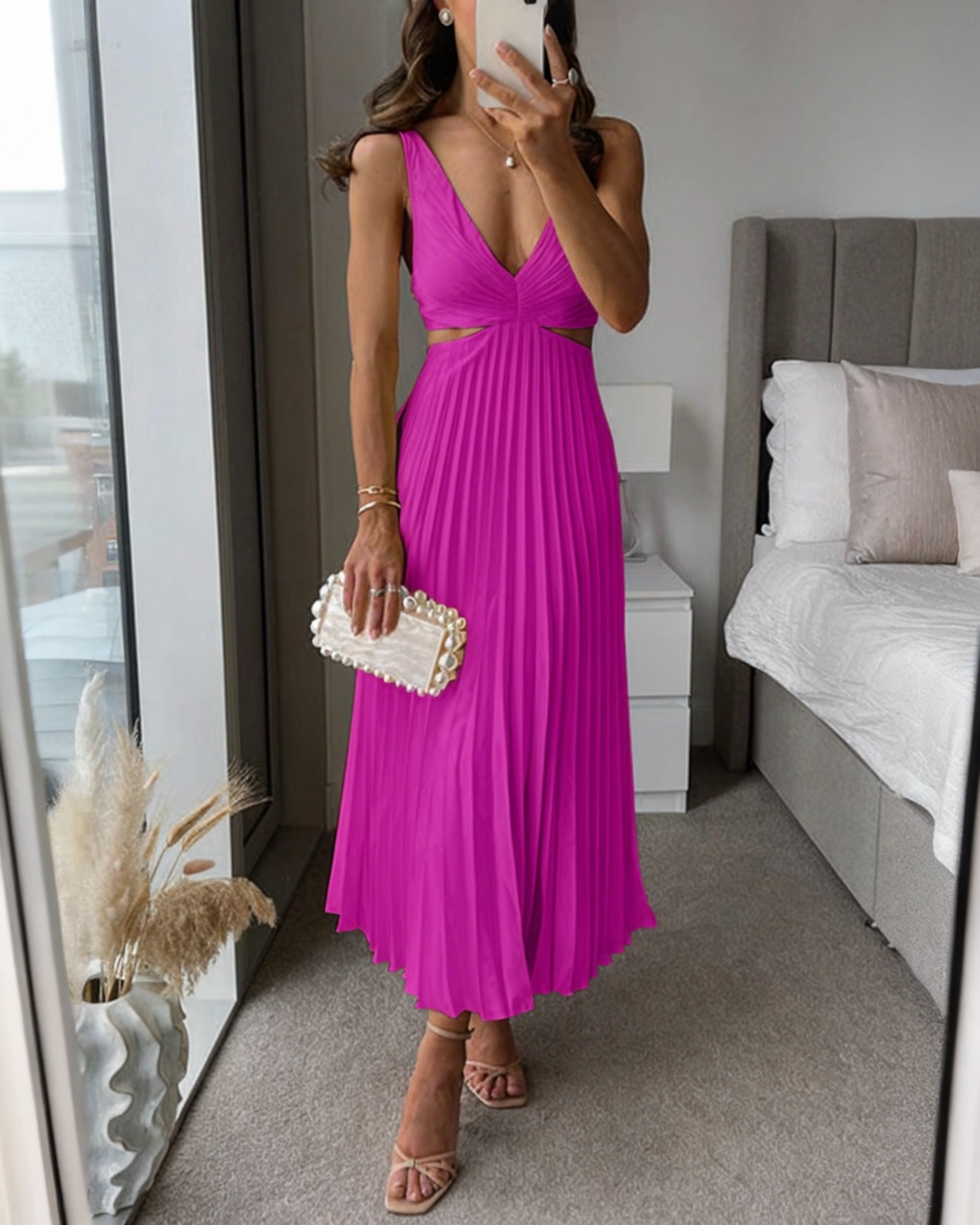 BELLA™ | VESTIDO PLISADO PARA OCASIONES