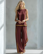 LEILA™ | CONJUNTO ELEGANTE DE ALGODÓN Y LINO
