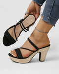 JUSTINA™ | SANDALIAS ORTOPÉDICAS ELEGANTES CON TACÓN