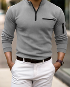 GUSTAVO™ | CAMISA CON CREMALLERA MANGA LARGA