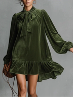 LORENA™ | VESTIDO HOLGADO DE TERCIOPELO