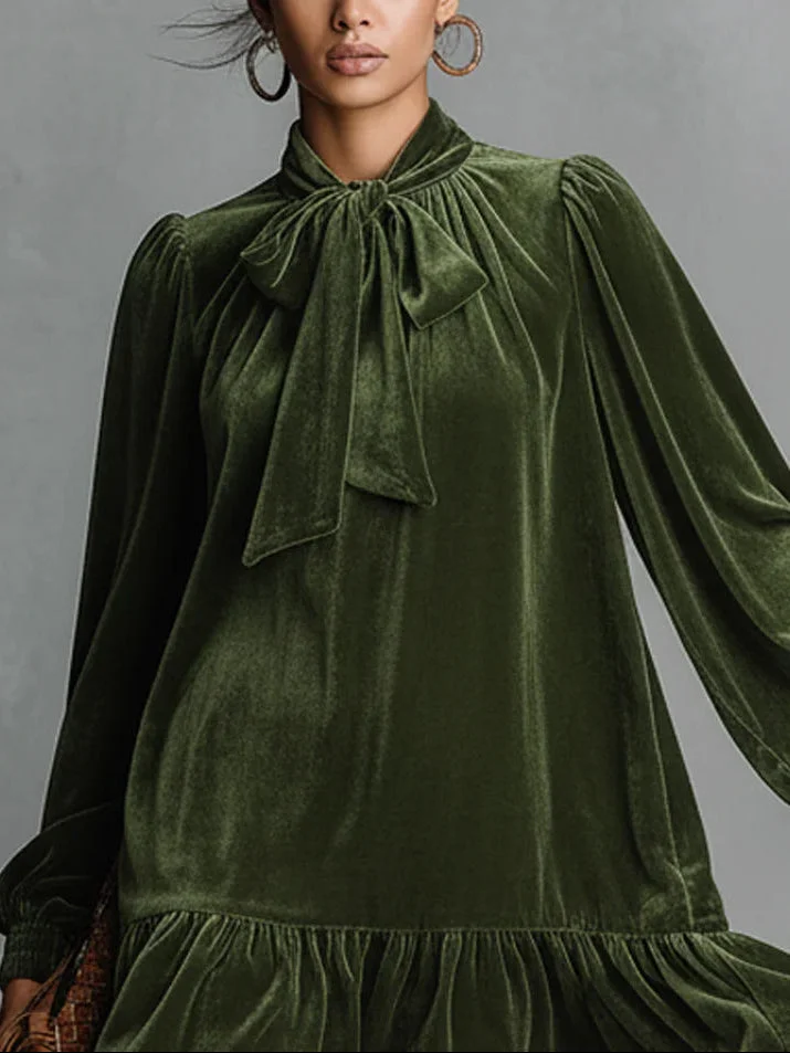 LORENA™ | VESTIDO HOLGADO DE TERCIOPELO