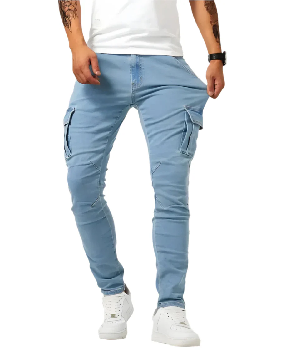 ALEJO™ | PANTALÓN CARGO ELÁSTICO