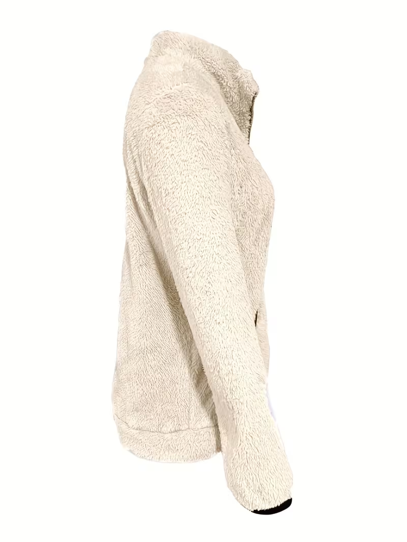 JULIA™ | CHAQUETA CASUAL DE FELPA