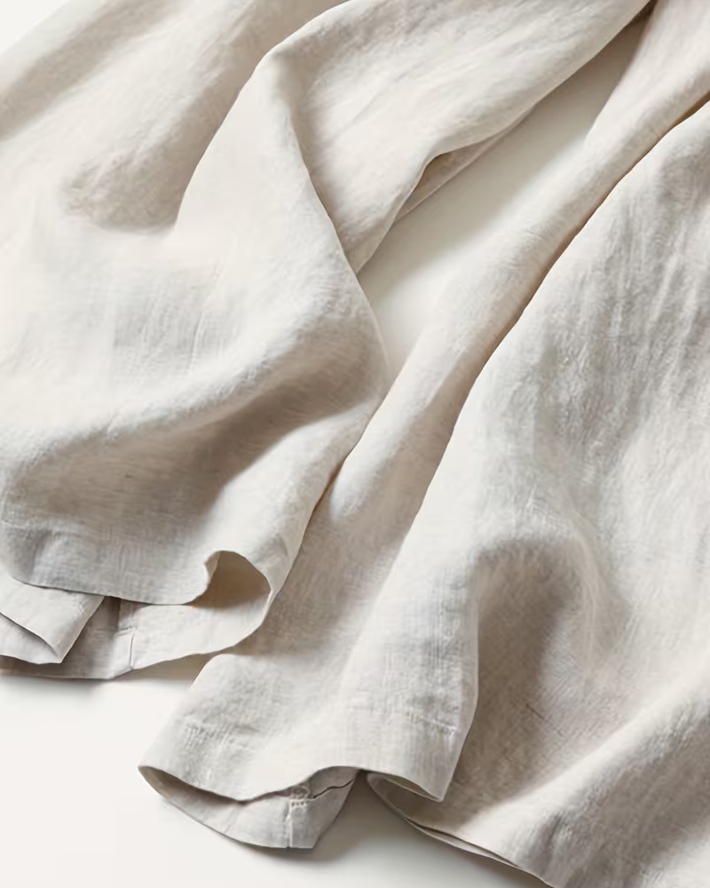 ARIADNA™ | PANTALONES DE LINO PIERNA ANCHA