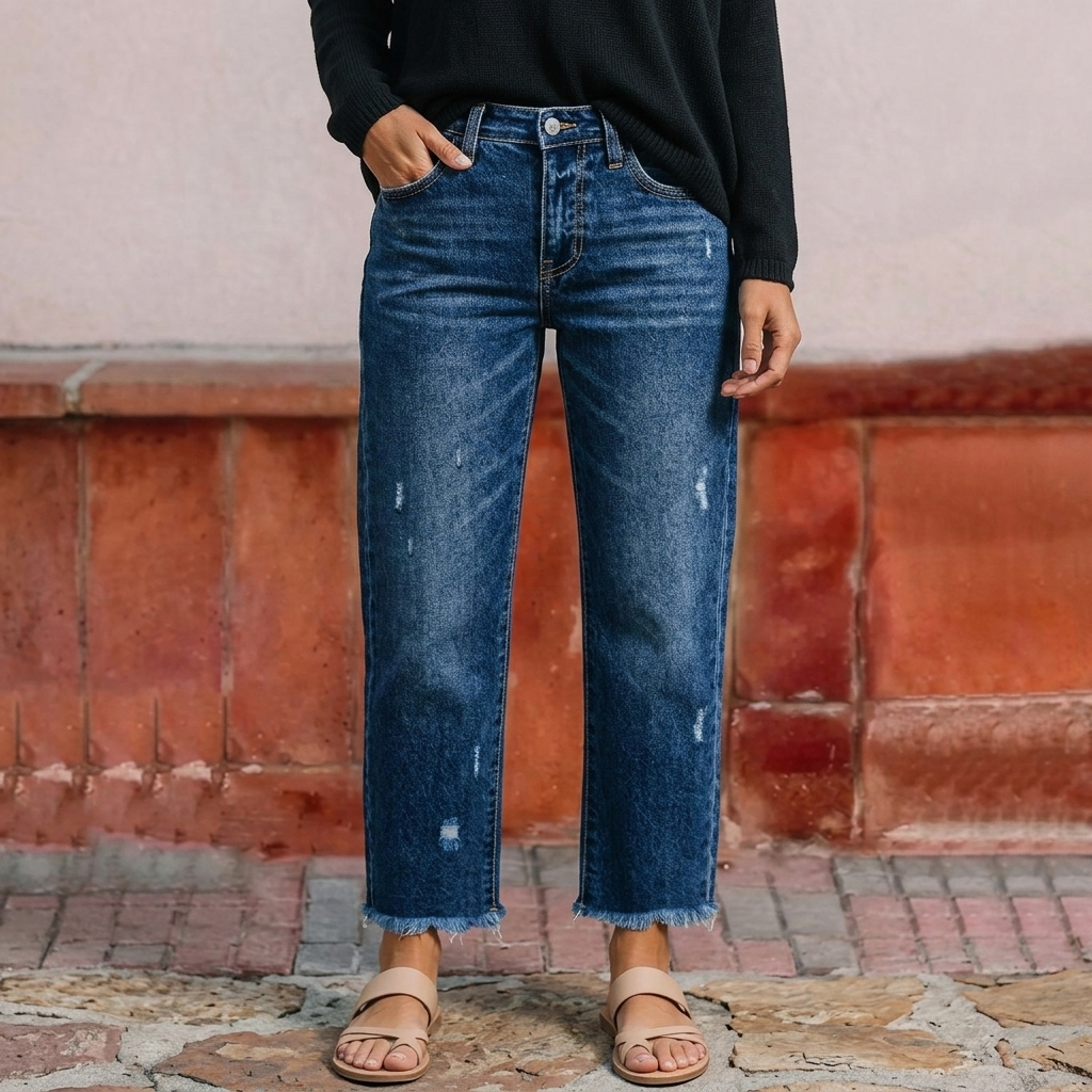 CELIA™ | VAQUEROS RECTOS RETRO