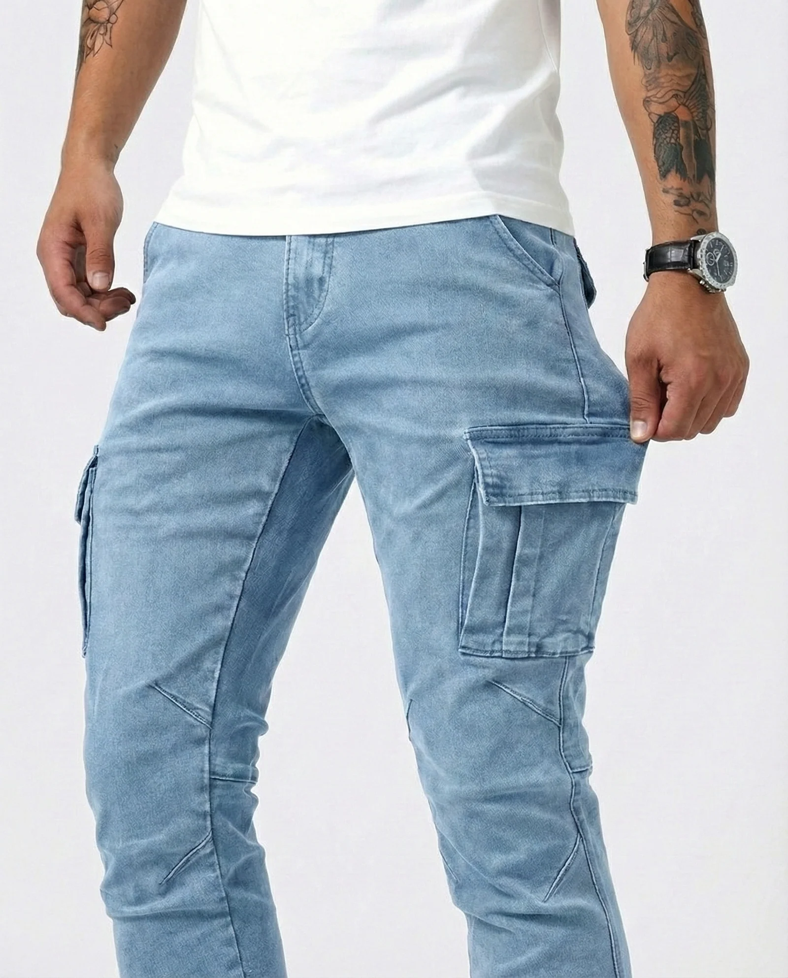 ALEJO™ | PANTALÓN CARGO ELÁSTICO