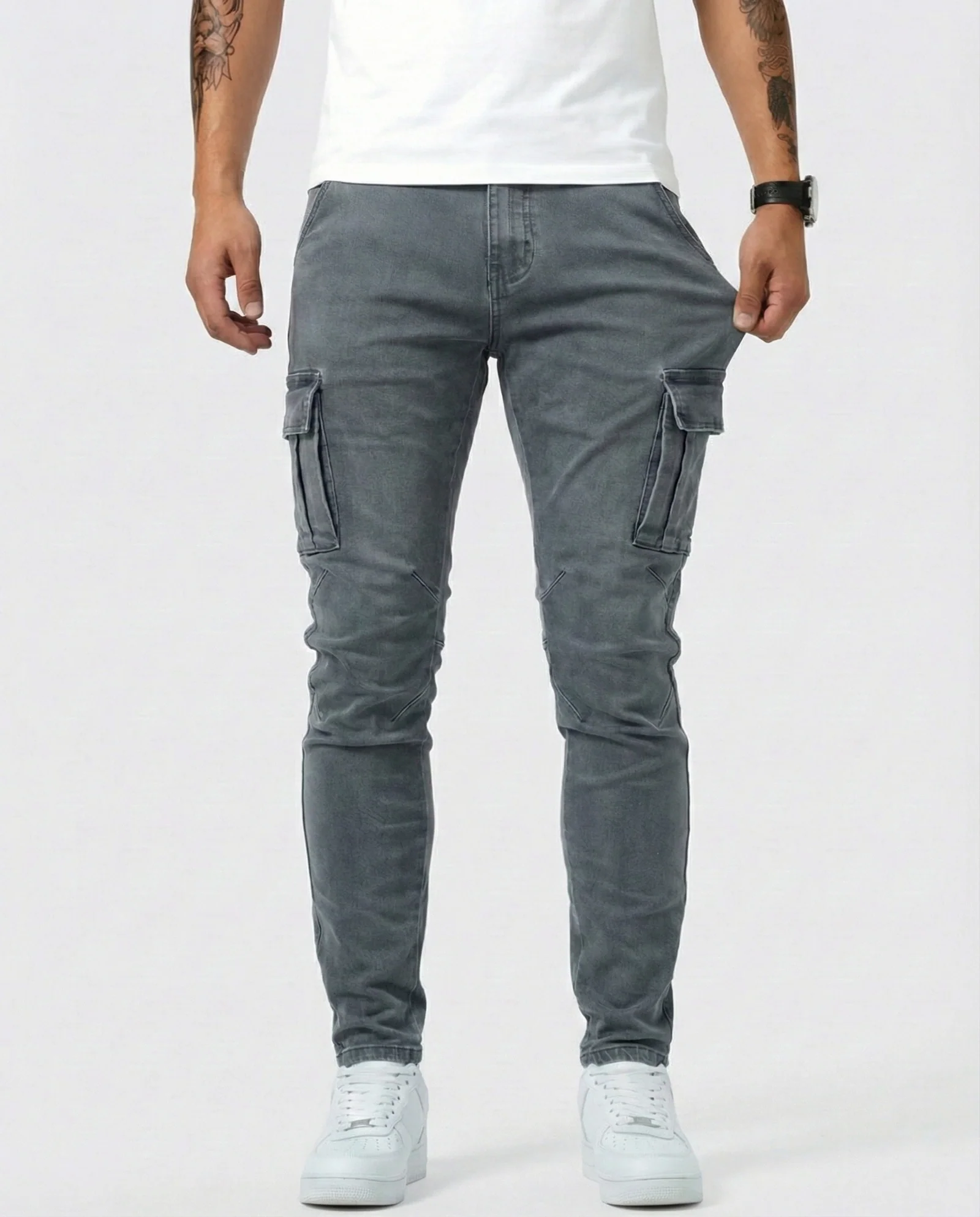 ALEJO™ | PANTALÓN CARGO ELÁSTICO