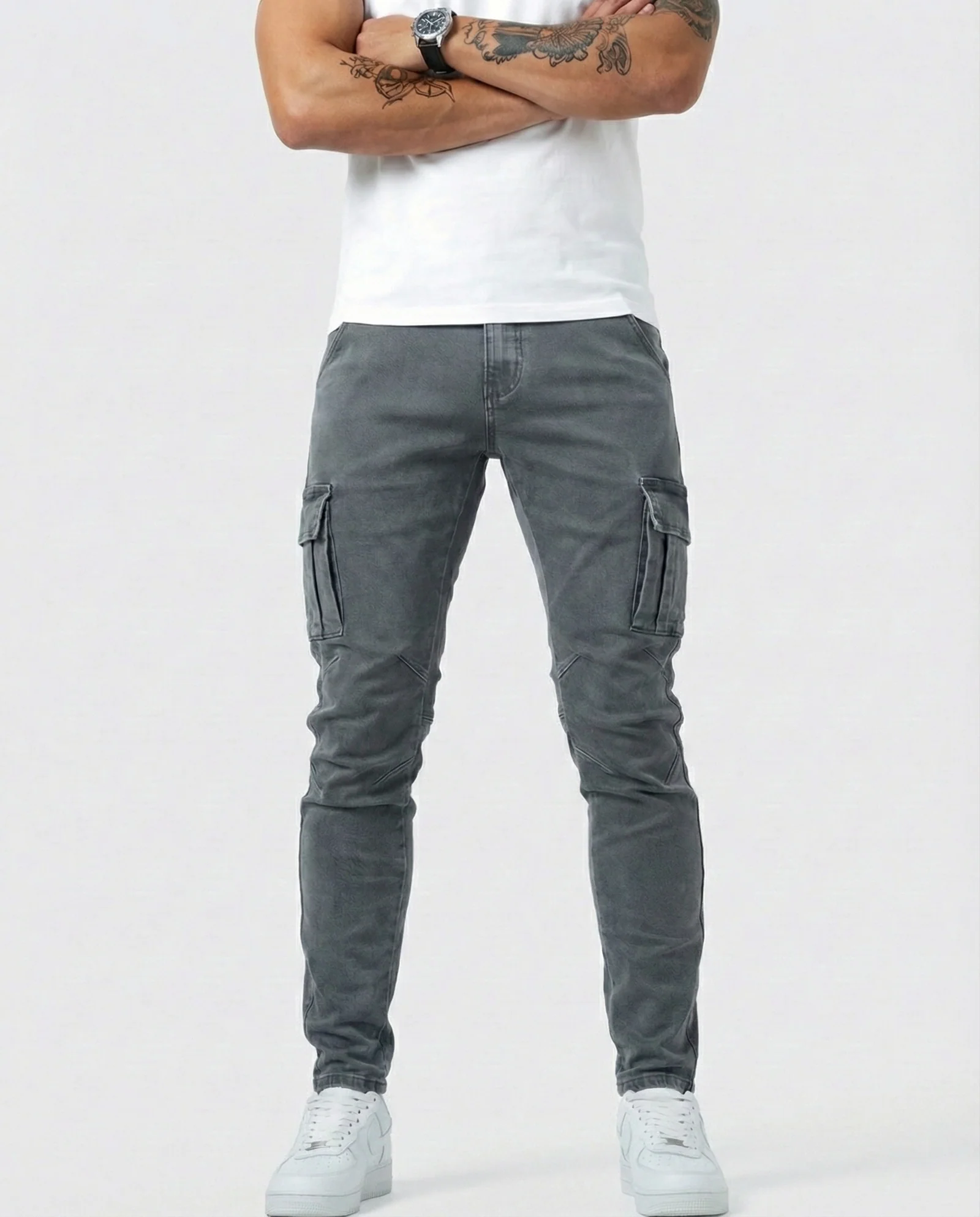 ALEJO™ | PANTALÓN CARGO ELÁSTICO