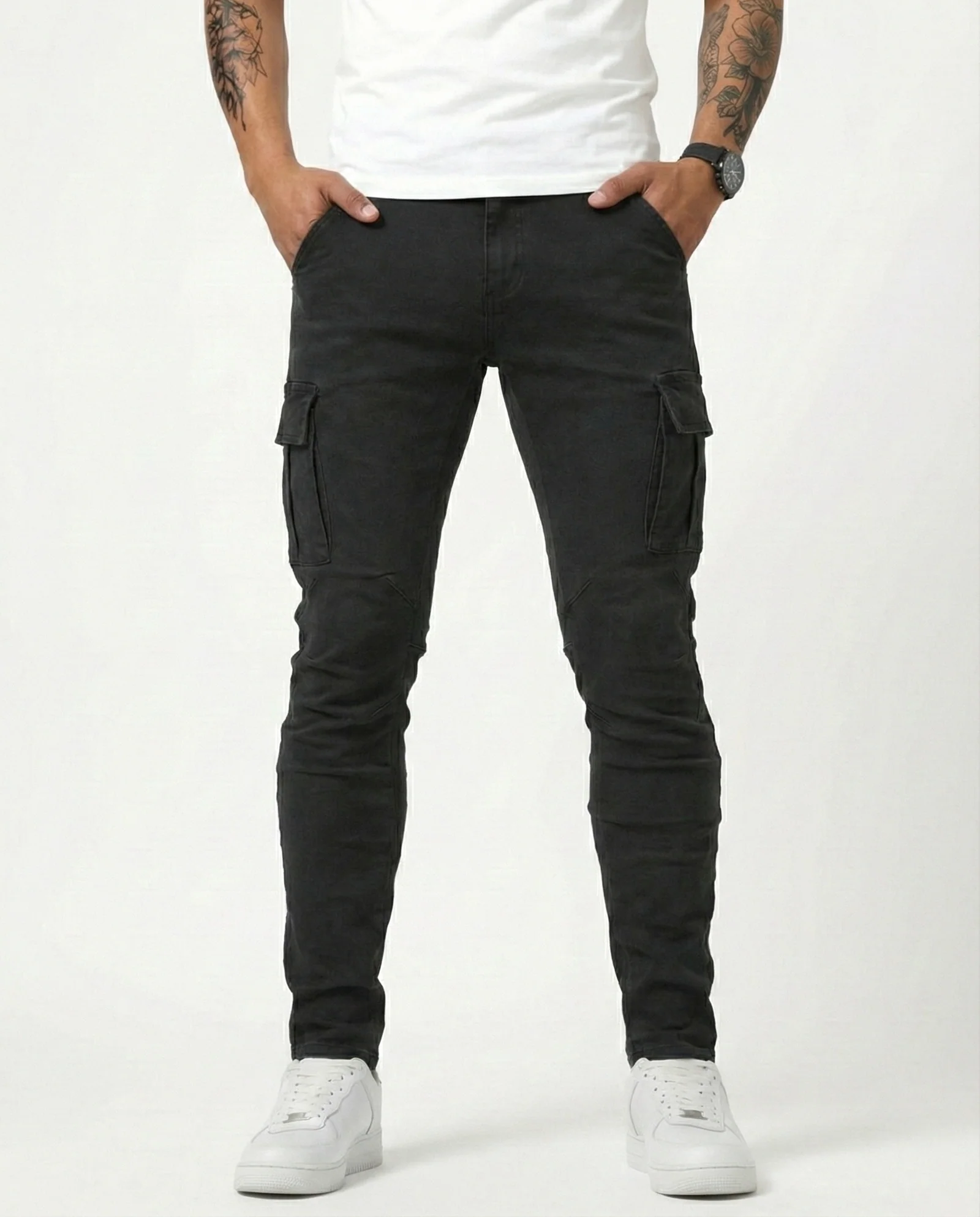 ALEJO™ | PANTALÓN CARGO ELÁSTICO