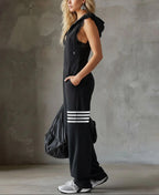 CITLALI™ | JUMPSUIT DEPORTIVO RETRO CON CAPUCHA