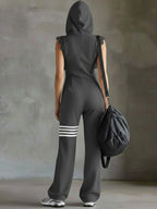 CITLALI™ | JUMPSUIT DEPORTIVO RETRO CON CAPUCHA