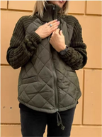 ELARA™ | CHAQUETA DE PUNTO MULTITEXTURA