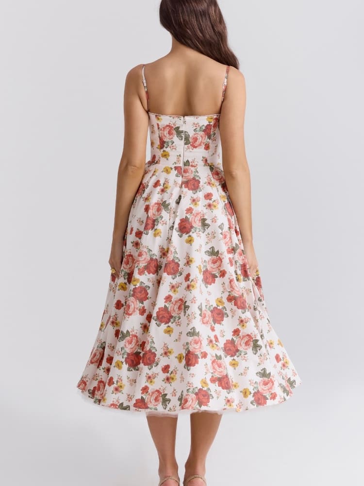 ARIEL™ | VESTIDO MIDI DE LUJO