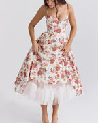 ARIEL™ | VESTIDO MIDI DE LUJO