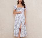 VERÓNICA™ | VESTIDO MANGAS ABULLONADAS