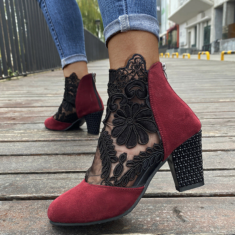 SUSI™ | TACONES ELEGANTES CON ENCAJE