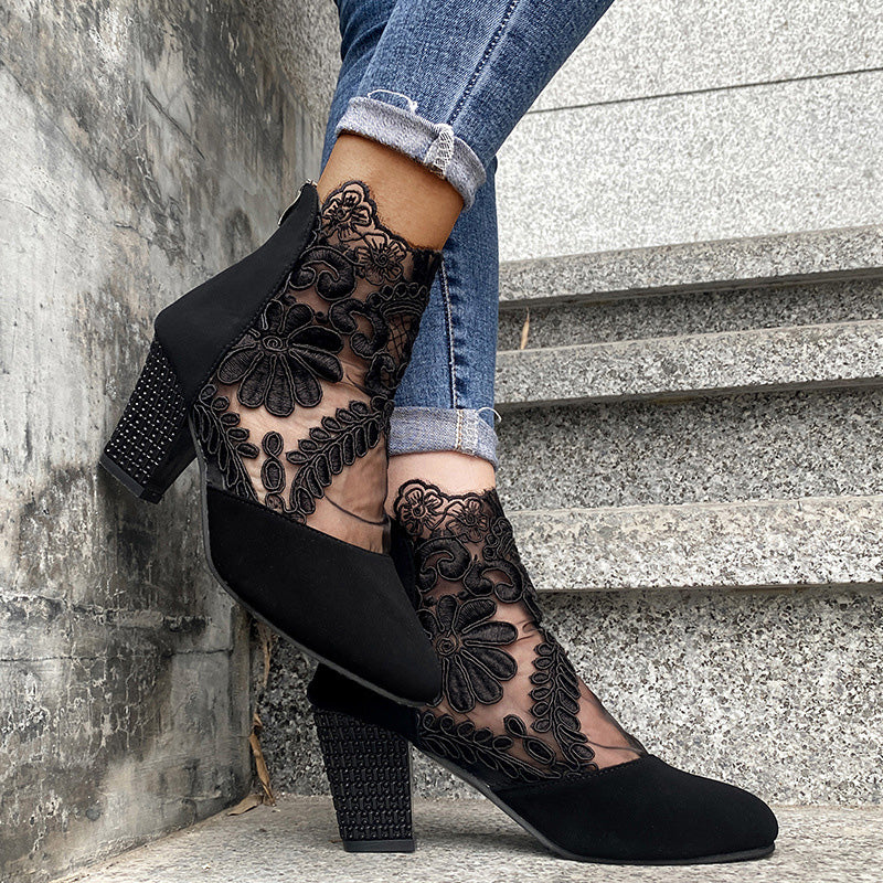 SUSI™ | TACONES ELEGANTES CON ENCAJE