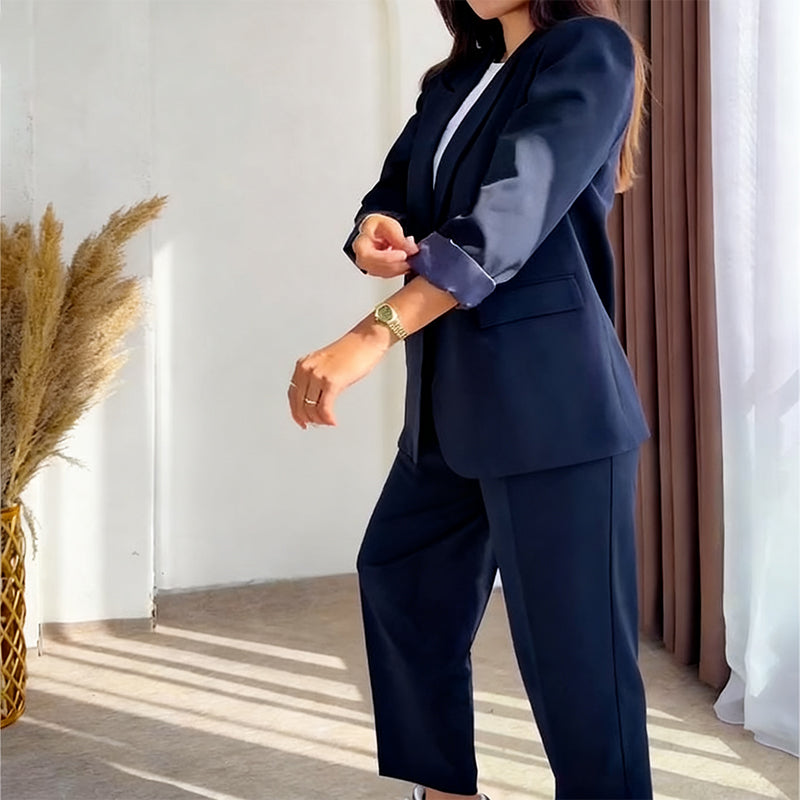 NEREA™ | CONJUNTO CLÁSICO: BLAZER Y PANTALÓN