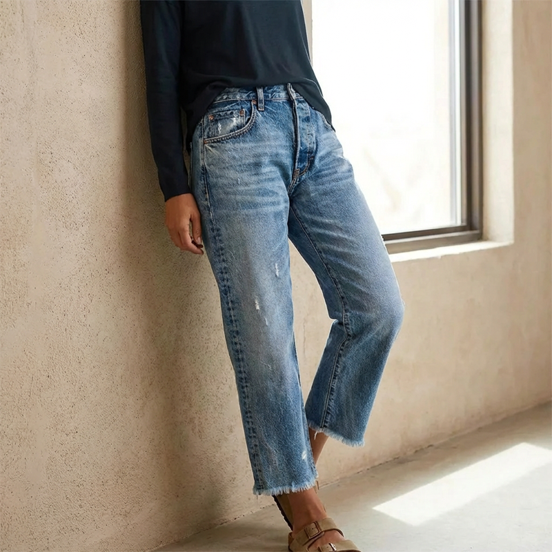 CELIA™ | VAQUEROS RECTOS RETRO