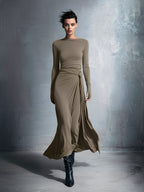 PAULA™ | VESTIDO MAXI EXQUISITO CON NUDO ENVOLVENTE