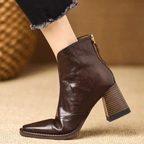 CLAUDIA™ | BOTINES DE LUJO CON TACÓN MEDIO
